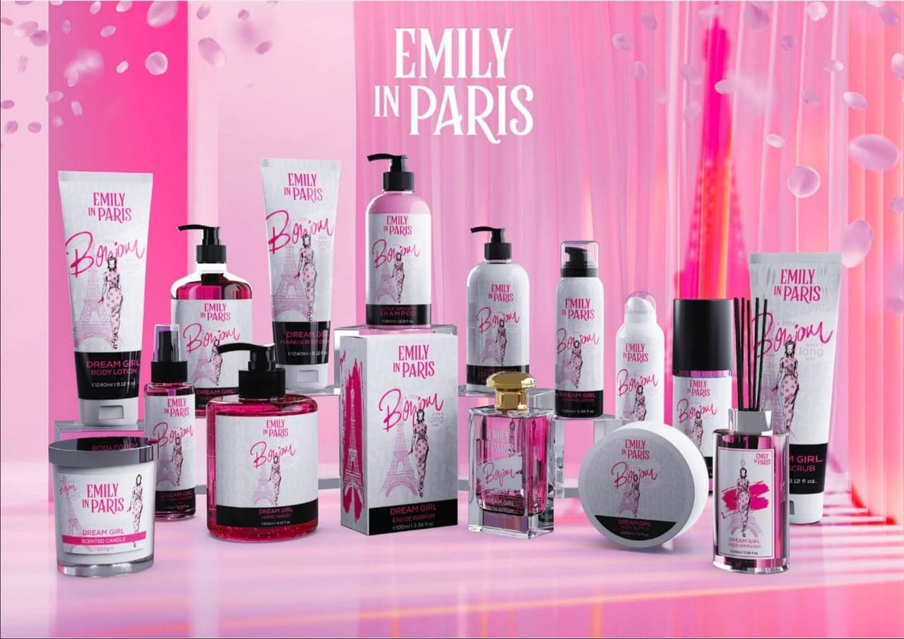 Emily in Paris Personal Care Line Cosmetics and Beauty Wholesale Products