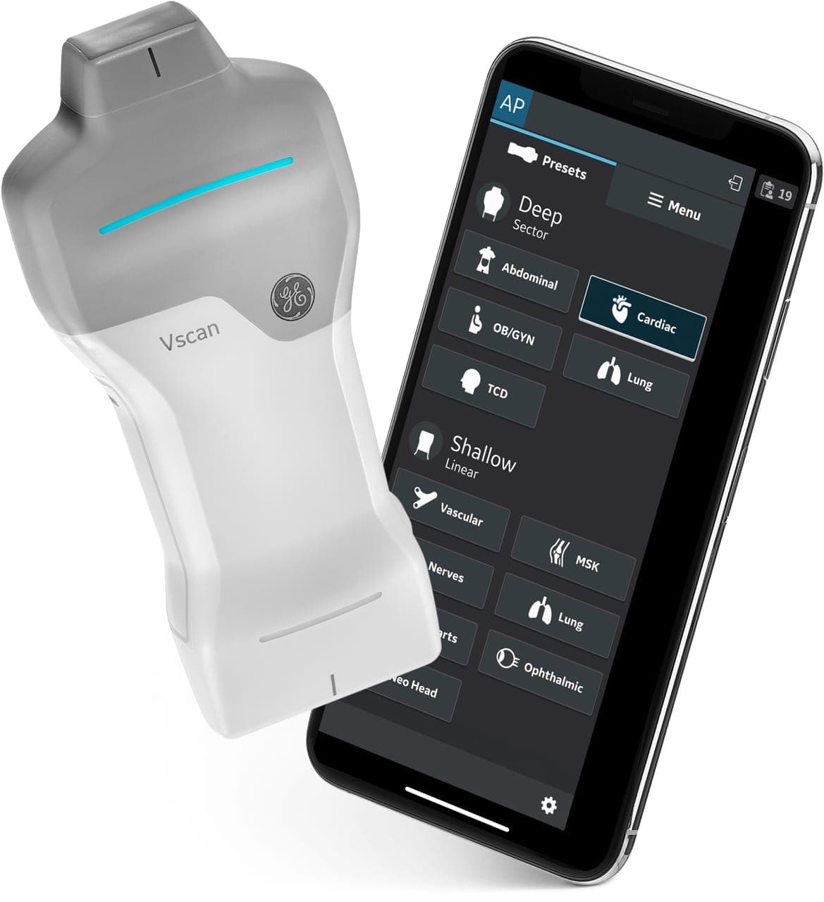 GE Healthcare Vscan Air SL Electric Handheld Ultrasound