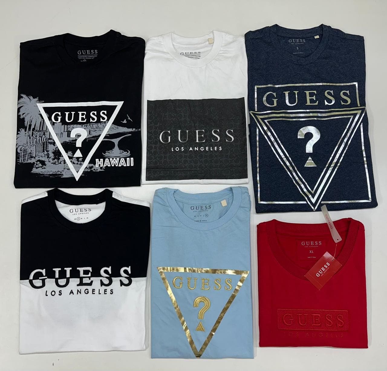 GUESS Brand Mens Round Neck T-Shirts